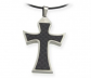 Kevlarový kříž ocelový přívěsek