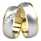 Bela Colour GW netradiční kombinované snubní prsteny