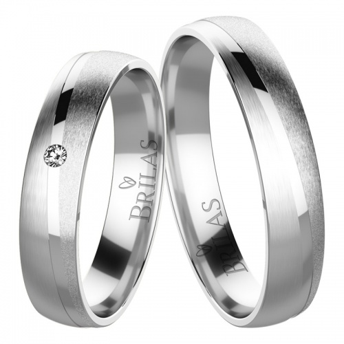 Dante Silver stříbrné snubní prsteny