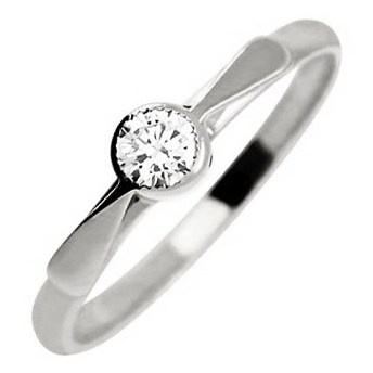 Palmira White zasnubní prsten s výrazným kamenem