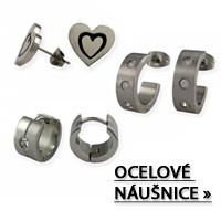 Akce ocelové náušnice