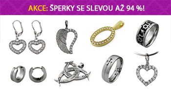 Kup stříbrné či zlaté šperky a vyber si 3 nebo 8 ocelových šperků ZDARMA!
