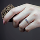 Lenka W Briliant oblíbený zásnubní prsten z bílého zlata