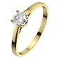 Marcelka Gold  zásnubní prsten ze žlutého zlata
