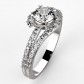 Anastasia Silver  jedinečný stříbrný prsten