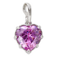 Heart with colorful zircon stříbrný přívěšek srdce se zirkony