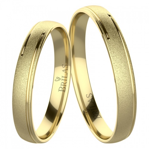 Tia Gold - snubní prsteny s ručním rytím