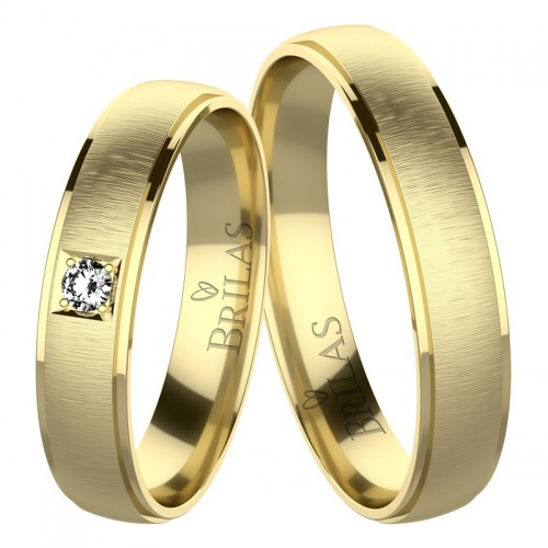 Temu Gold - snubní prsteny ze žlutého zlata