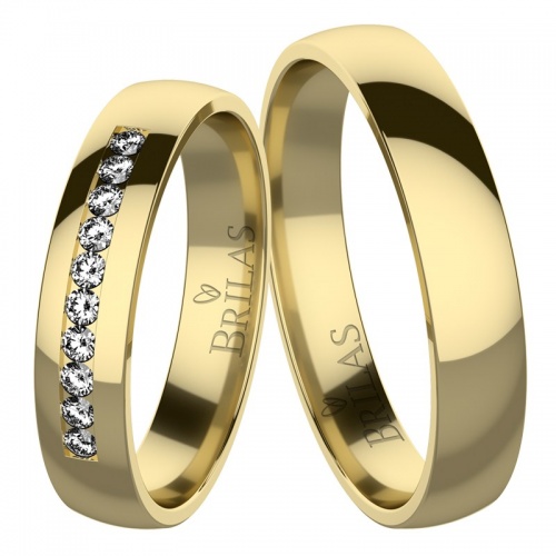 Larisa Gold  - zářivé prsteny ze žlutého zlata 