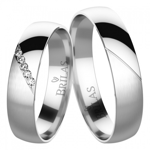 Clara Silver  - snubní prsteny ze stříbra 