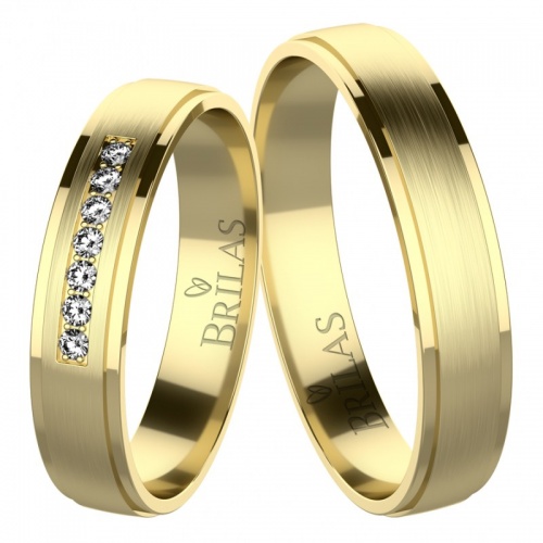 Nicodemo Gold - snubní prsteny ze žlutého zlata