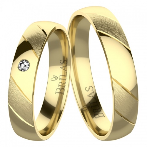 Mauro Gold - snubní prsteny ze žlutého zlata