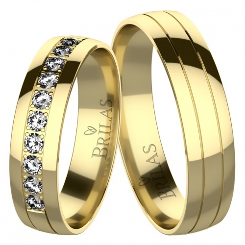 Miranda Gold - snubní prsteny ze žlutého zlata