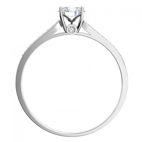 Harmonia White  - okouzlující zásnubní prsten z bílého zlata