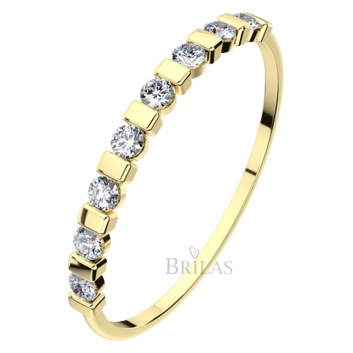 Eris Gold  - netradiční zásnubní prsten ze žlutého zlata  