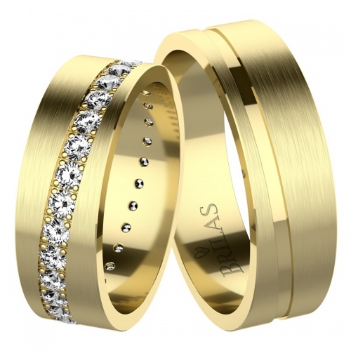 Anita Gold - snubní prsteny ze žlutého zlata