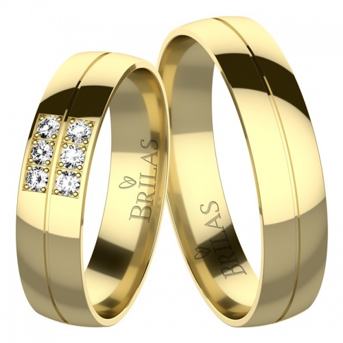 Tito Gold - snubní prsteny ze žlutého zlata
