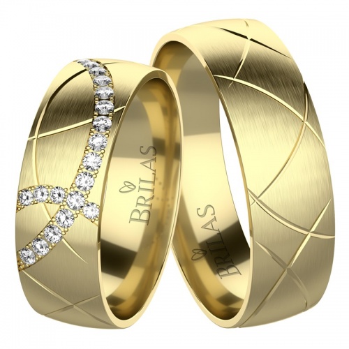 Eugenia Gold - snubní prsteny ze žlutého zlata