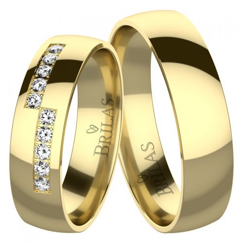 Timea Gold - snubní prsteny ze žlutého zlata