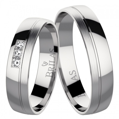 Nunziatina Steel  - luxusní ocelové snubní prsteny 