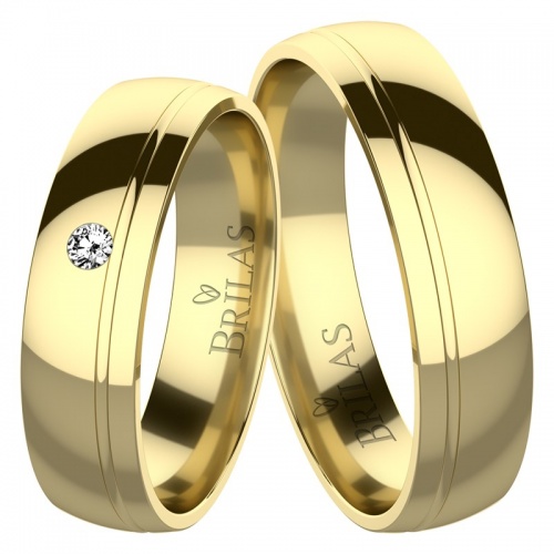 Orsola Gold - originální snubní prstýnky ze žlutého zlata
