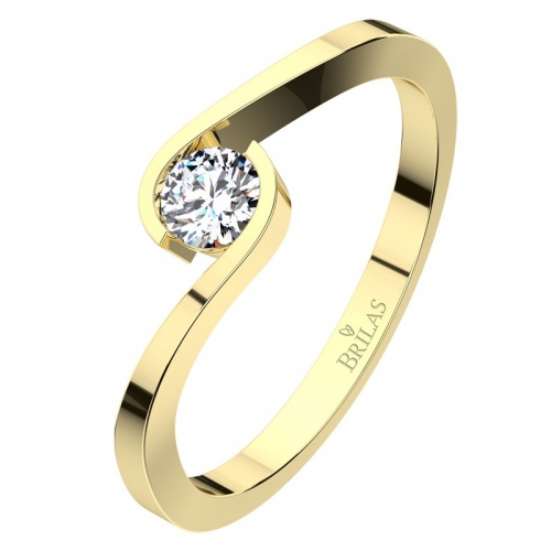 Vitas II. Gold - elegantní zásnubní prsten ze žlutého zlata