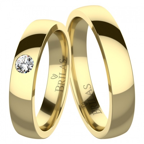 Sirius Gold Diamond  - snubní prsteny ze žlutého zlata