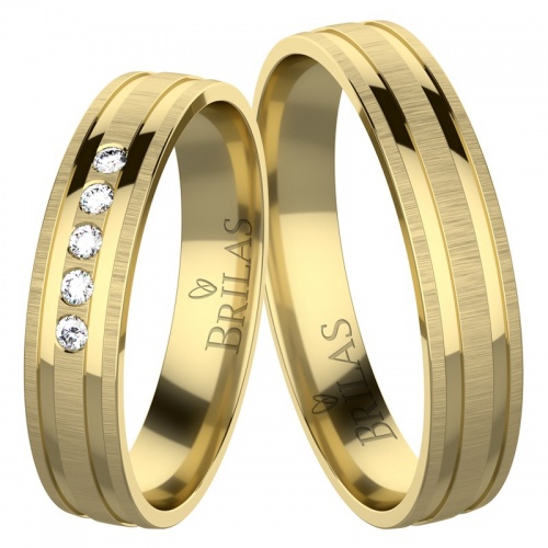 Tim Gold - snubní prsteny ze žlutého zlata