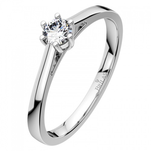 Helena W Briliant I.  - naprosto nádherný zásnubní prsten z bílého zlata