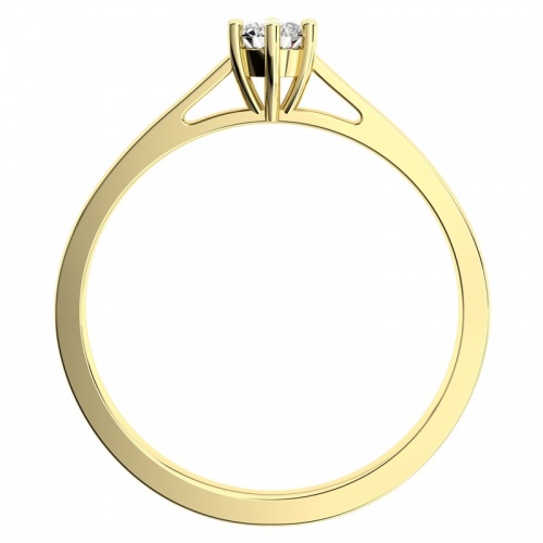 Helena G Briliant I. - naprosto nádherný zásnubní prsten ze žlutého zlata