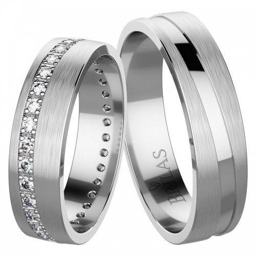 Eprius White - nadčasové snubní prsteny