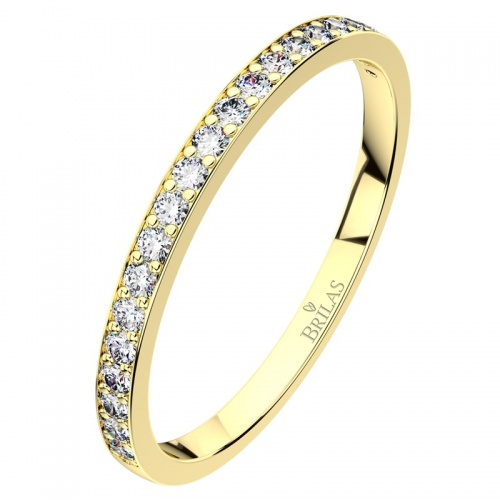 Manon G Briliant - dámský zásnubní prsten ze žlutého zlata
