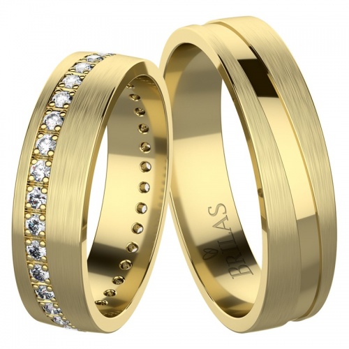 Eprius Gold - snubní prsteny ze žlutého zlata