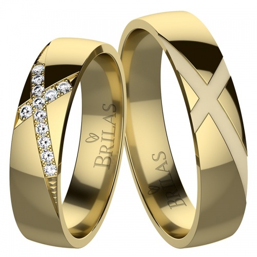 Izabel Gold - snubní prsteny ze žlutého zlata