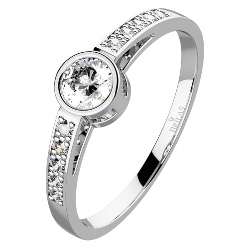 Ida W Briliant  - jemný zásnubní prsten 