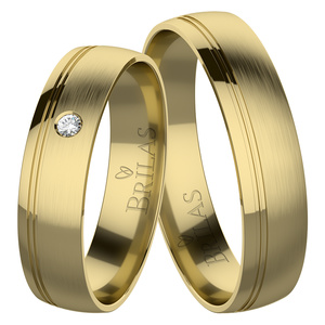 Severina Gold - snubní prsteny ze žlutého zlata