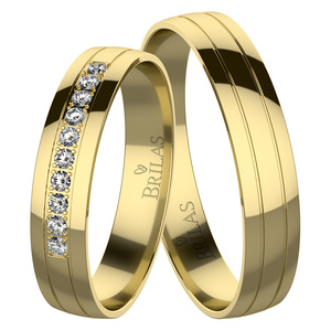 Dragana Gold - snubní prsteny ze žlutého zlata