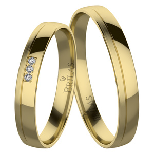 Pavlína Gold - snubní prsteny ze žlutého zlata