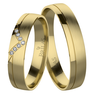 Miluše Gold - snubní prsteny ze žlutého zlata