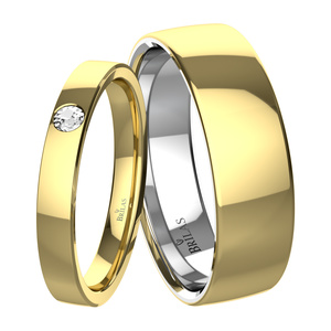 Galava Gold - snubní prsteny ze žlutého zlata a stříbra