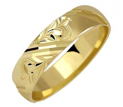 Jenna Gold - svatební prstýnky ze žlutého zlata