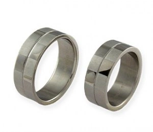 Chess - ocelový prsten