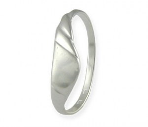 Appa-stříbrný prstýnek zdobený vlnkami