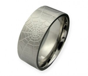 Spider - ocelový prsten