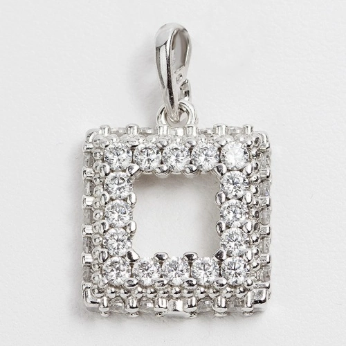 Radus - stříbrný přívěsek ve tvaru čtverce