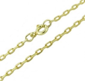 Cable Big Z (16 mm) - řetízek ze žlutého zlata