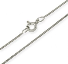 String B (09mm) - hladký zlatý řetízek