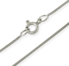 String B (09mm) - hladký zlatý řetízek