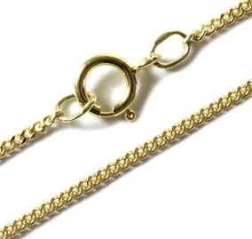 Panzer (12 mm) - řetízek ze žlutého zlata