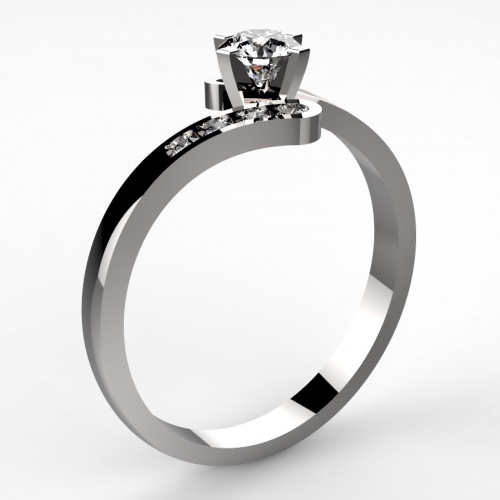 Amélia White  - elegantní zásnubní prsten 
